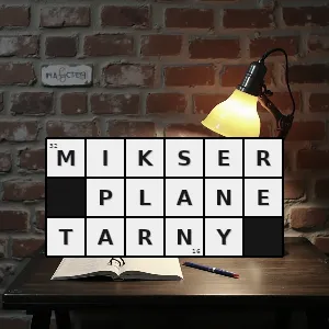 Hasło krzyżówkowe mikser kuchenny który ma nieruchomą miskę ale ruchome mieszadła które obracają się wokół własnej osi i wokół miski używany głównie w przemyśle spożywczym - mikser planetarny – rozwiązanie, synonimy, podpowiedzi i definicje krzyżówkowe